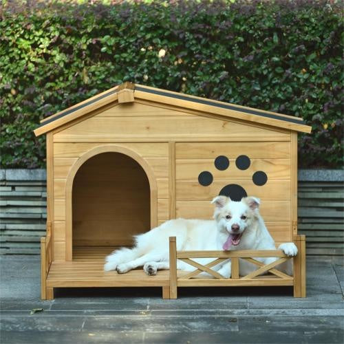 Dog Kennel With Water-Resistant Roof