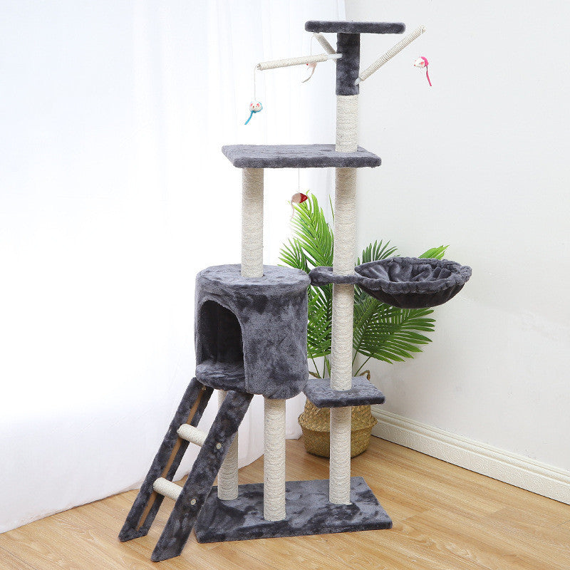 Wooden Cat Climber Cat House