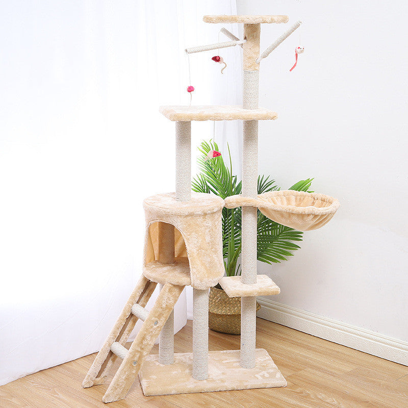 Wooden Cat Climber Cat House
