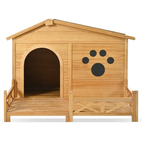 Dog Kennel With Water-Resistant Roof