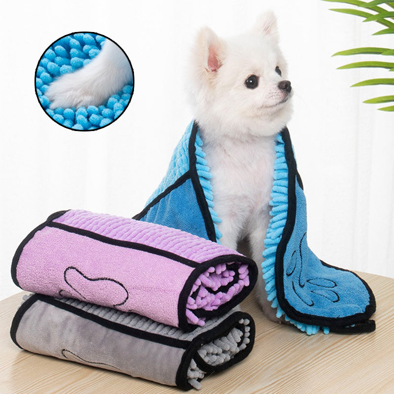 Super Absorbent Dog Microfiber Bathrobe